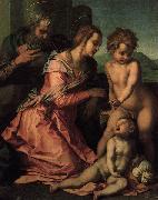 Andrea del Sarto Holy Family painting